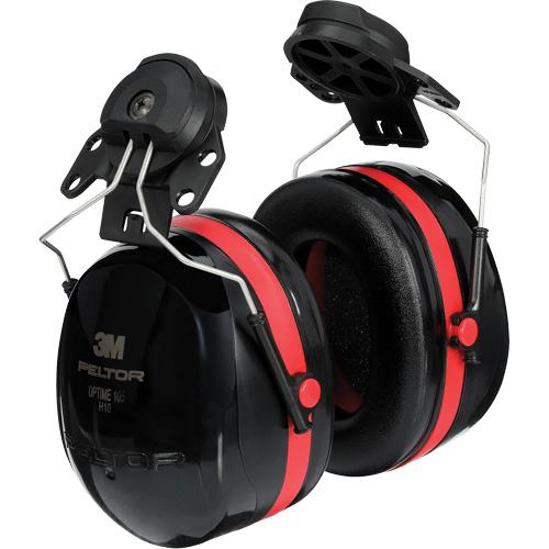 Peltor™ Optime™ 105 Series Earmuffs, Cap Mount, 27 NRR dB