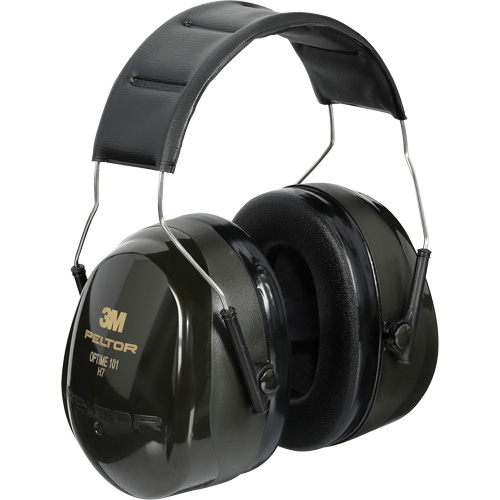 Peltor™ Optime™ 101 Series Earmuffs, Headband, 25 NRR dB