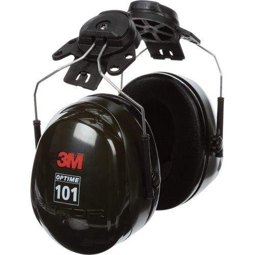 Peltor™ Optime™ 101 Series Earmuffs, Cap Mount, 24 NRR dB