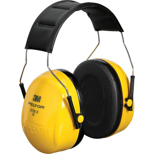 Peltor™ Optime™ 98 Series Earmuffs, Headband, 24 NRR dB