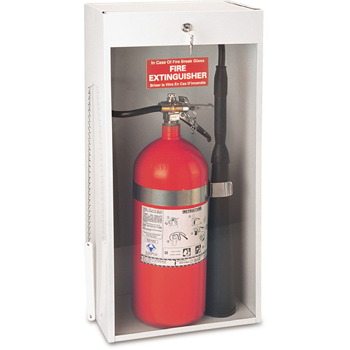 Surface-Mounted Fire Extinguisher Cabinets, 14.125" W x 30.125" H x 9.0625" D