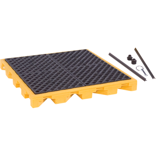 Spill Deck, 44 US gal. Spill Capacity, 52" x 52" x 5.8"