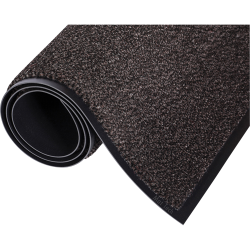 Dust-Star™ Mat, Wiper, 4' x 10' x 1/2", Pebble Brown