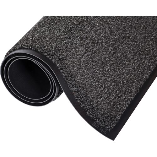 Dust-Star™ Mat, Wiper, 4' x 10' x 1/2", Charcoal