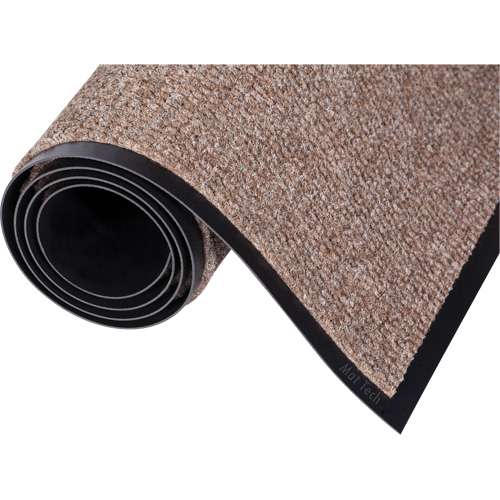 Needle-Pin® Entrance Mat, Wiper, 6' x 10' x 1/2", Pebble Brown