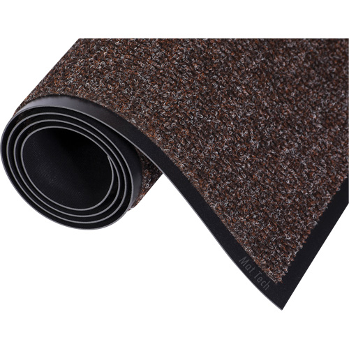 Needle-Pin® Entrance Mats, Wiper, 3' x 60' x 1/2", Walnut