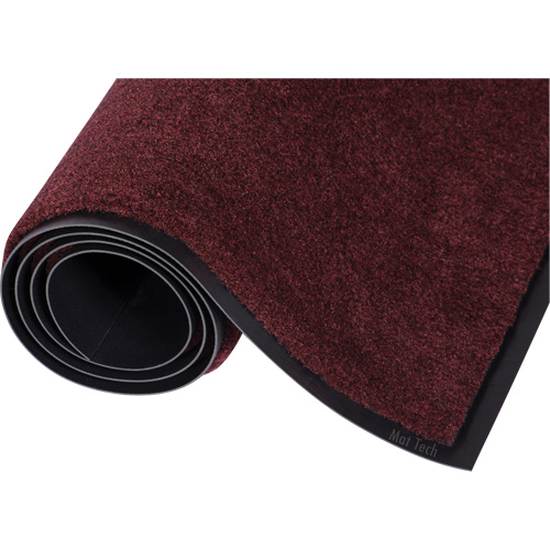 Superluxe™ Entrance Mats, Wiper, 3' x 60' x 1/2", Burgundy