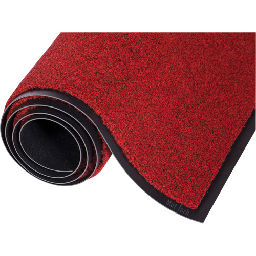 Superluxe™ Entrance Mats, Wiper, 3' x 60' x 1/2", Red