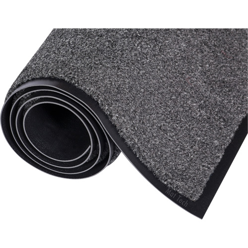 Superluxe™ Entrance Mats, Wiper, 6' x 60' x 1/2", Charcoal