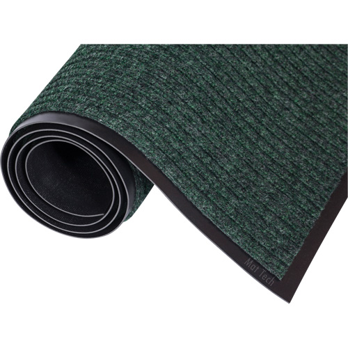 Needle-Rib™ Entrance Mat, Wiper, 6' x 10' x 5/16", Green