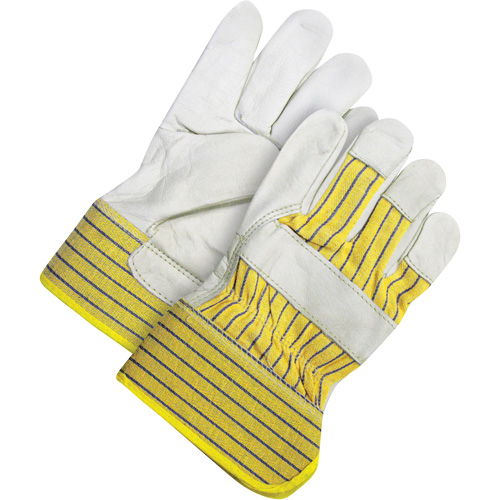Classic Fitter Gloves, One Size, Grain Cowhide Palm, Fleece Inner Lining