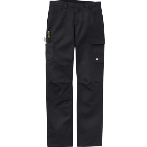 Performance Shop Pants, Canvas/Cotton/Polyester, Black, Size 44, 37 Inseam