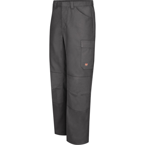 Performance Shop Pants, Canvas/Cotton/Polyester, Charcoal, Size 50, 37 Inseam