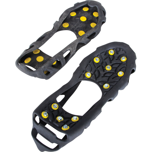 Heavy-Duty Anti-Slip Ice Cleats, Steel, Stud Traction, Medium