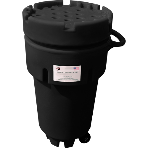 Wheeled Poly-Spillpaks, 50 US gal., Mobile