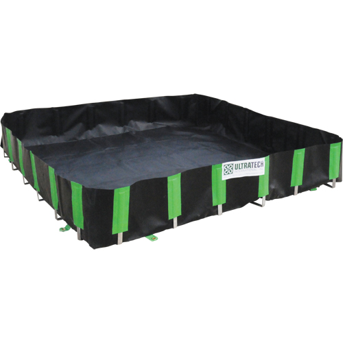 Economy Ultra-Containment Berms®, 5385 US gal. Capacity, 12' W x 60' L x 12" H, L-Bracket