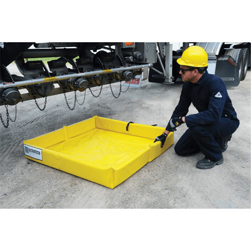 Ultra-Mini Berm®, 15 US gal. Capacity, 2' W x 2' L x 6" H, Foam Wall