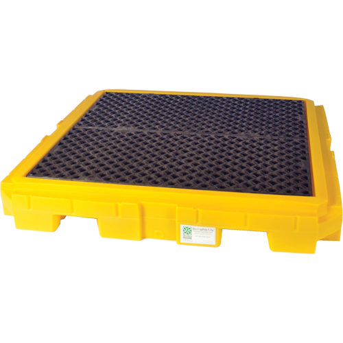 Spill Pallet Plus Without Drain, 75 gal. Spill Capacity, 62" x 62" x 8.75"