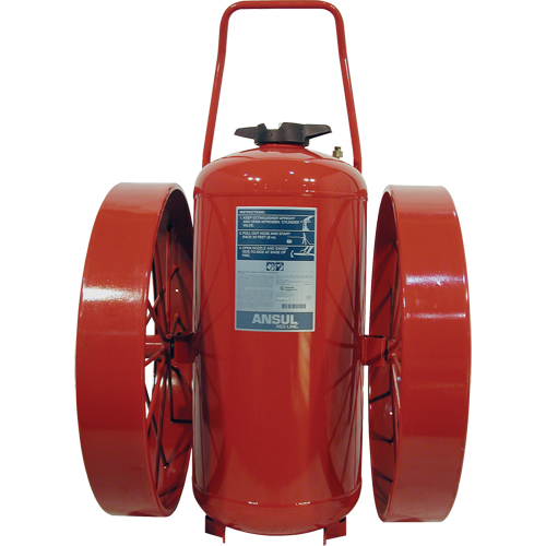 Red Line® Wheeled Fire Extinguishers, BC, 300 lbs. Capacity