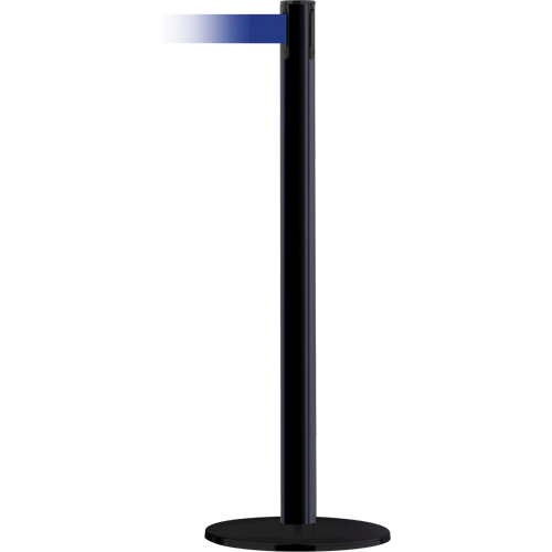 Marine Post, Steel, 38" H, Blue Tape, 7.5' Tape Length