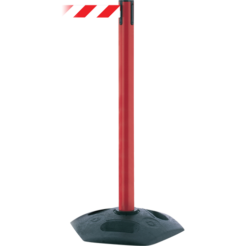 Single Line Heavy Duty Receiver Post, 38" High, Black