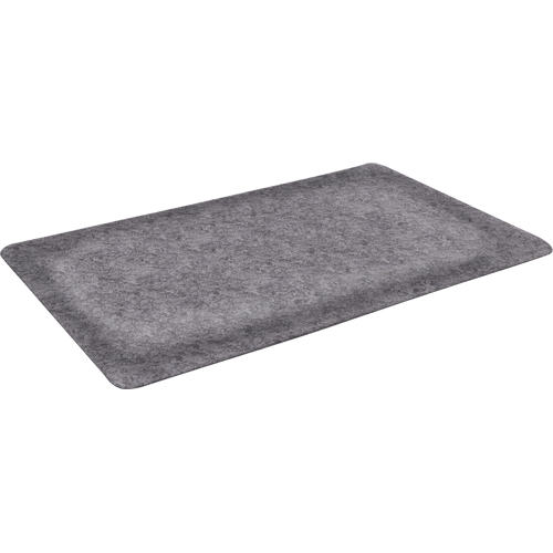 WD™ Elegance Anti-Microbial Mats, Smooth, 2' x 3' x 9/16", Grey, Vinyl Foam