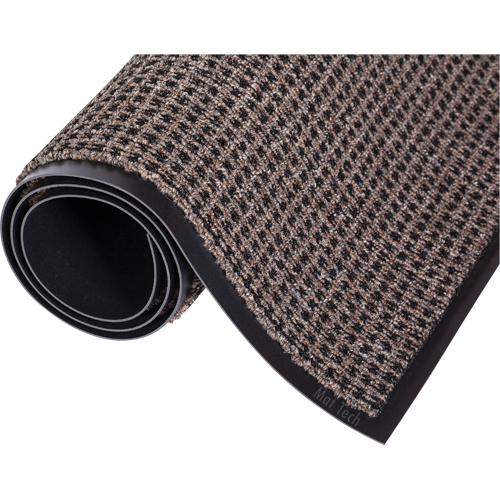 Oxford™ Elite Mat, Wiper/Scraper, 3' x 5' x 7/16", Brown/Black