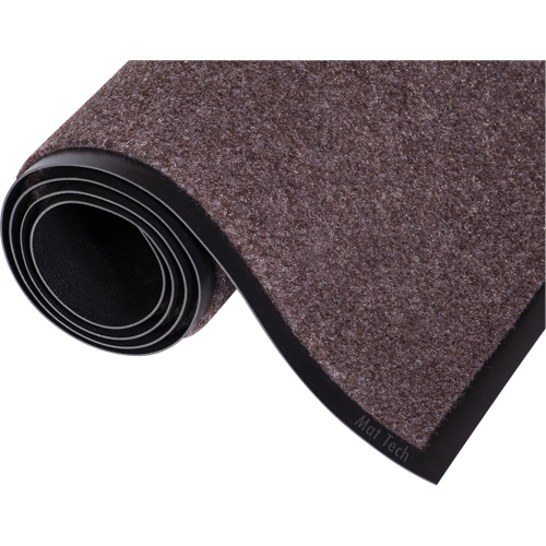 Eco-Step™ Mat, Wiper, 3' x 4' x 1/4", Walnut