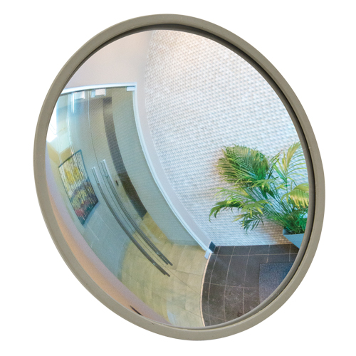 Convex Mirror with Bracket, Indoor/Outdoor, 18" Diameter