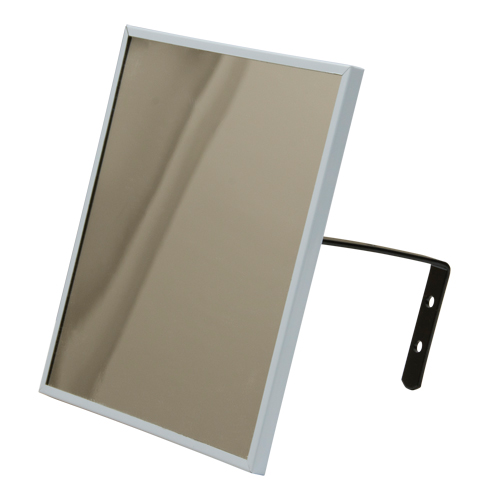 Flat Mirror, 12" H x 18" W, Framed