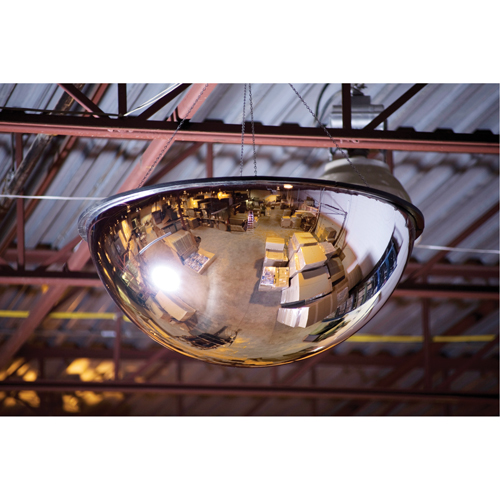 360° Dome Mirror, Full Dome, Closed Top, 18" Diameter