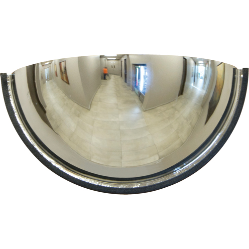 180° Dome Mirror, Half Dome, Closed Top, 32" Diameter