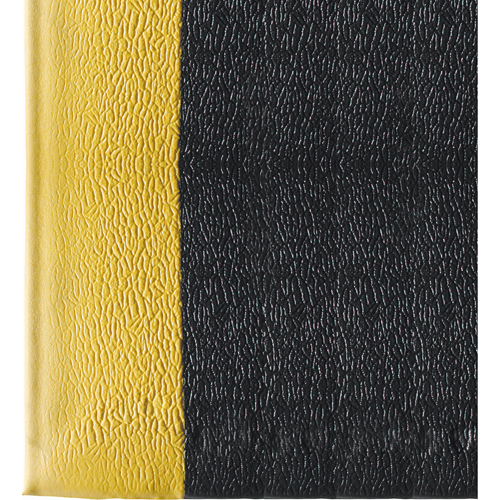 Ultra-Tred ArmorCote Mats No. 440, Textured, 2' x 20' x 3/8", Black/Yellow, Polyurethane/PVC Sponge