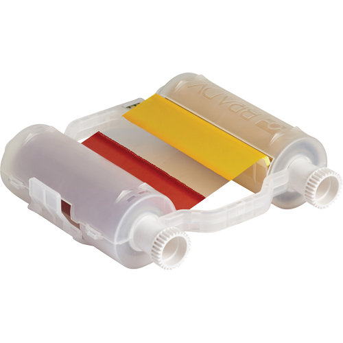 Printer Ribbon, 4.33" x 8", Black/Green/Red/Yellow