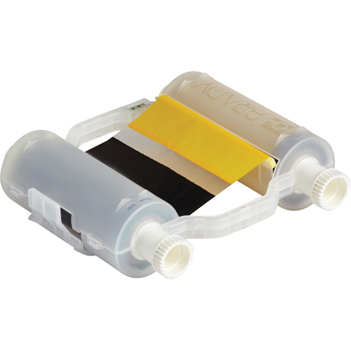Printer Ribbon, 4.33" x 8", Black/Yellow