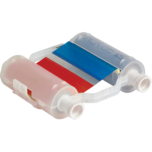 Printer Ribbon, 4.33" x 16", Blue/Red
