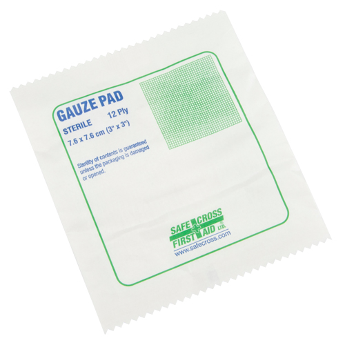 Gauze , Pad, 3" L x 3" W, Sterile, Medical Device Class 1