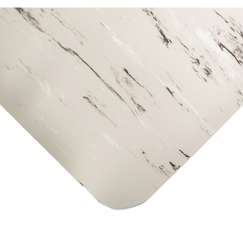 Tile-Top AM Spongecote Anti-Microbial Mats No.420, Smooth, 4' x 10' x 1/2", Grey, Nitrile/Vinyl