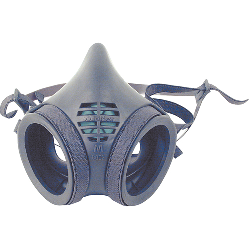 8000 Series Half-Mask Respirator, Elastomer/Thermoplastic, Small