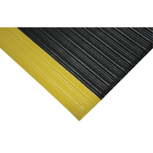 Tuf Sponge No. 451 Mats, Ribbed, 2' x 60' x 3/8", Grey, PVC