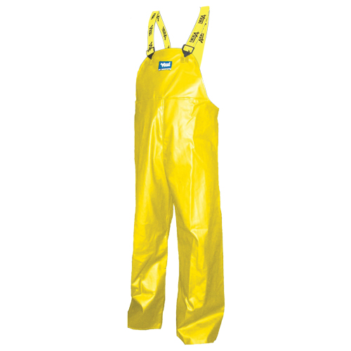 Journeyman® Bib Pants, 3X-Large, Polyester/PVC, Yellow