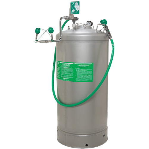 Portable Eyewash Stations, Pressurized, 37 gal. Capacity, Meets ANSI Z358.1
