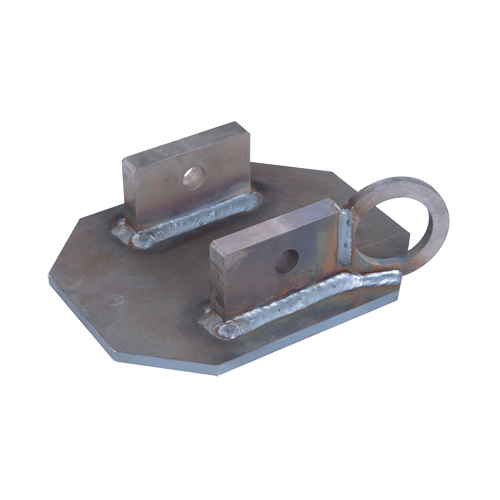 Advanced™ Bare Steel Uni-Anchor with Tie-Off, Bolt-On, Temporary Use