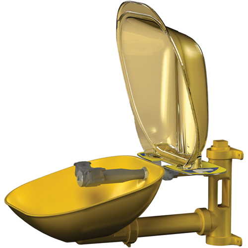 Halo™ Eyewash Stations, Wall-Mount Installation, Plastic Bowl