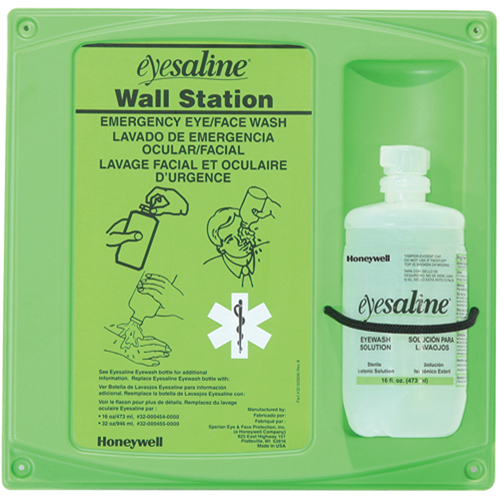 Saline Eyewash Wall Station, Single