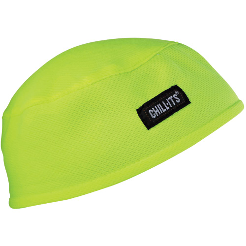 Chill-Its® 6630 Cooling Skull Caps, Hi-Vis Lime