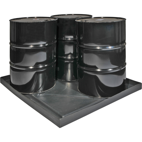 Econo Spill Shells™, 51" L x 47" W x 5" H, 36 US gal. Spill Capacity