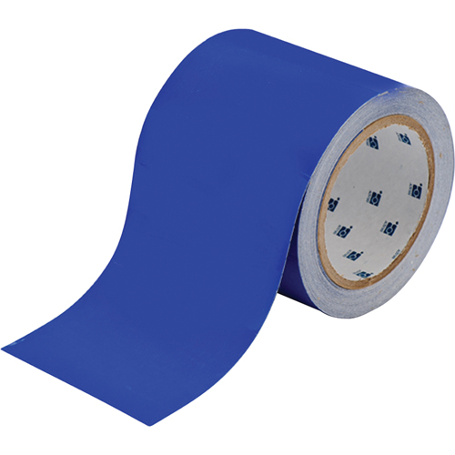 ToughStripe® Floor Marking Tape, 4" x 100', Polyester, Blue