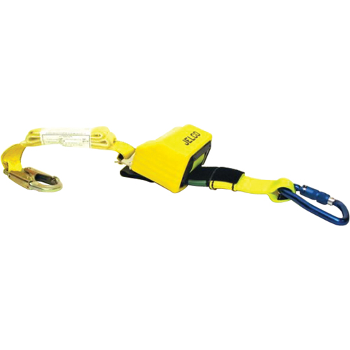 Retractable Lanyard, 9', Nylon, Swivel