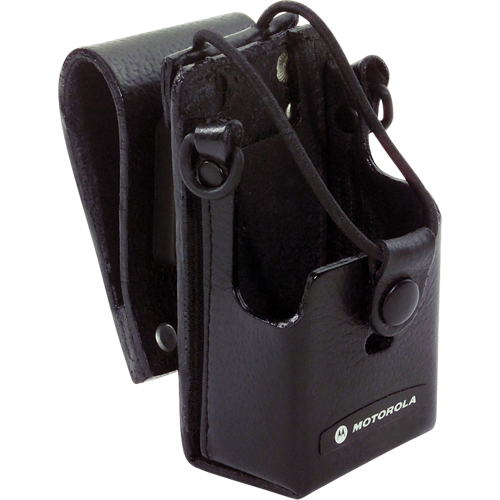 Hard Leather Radio Carry Case